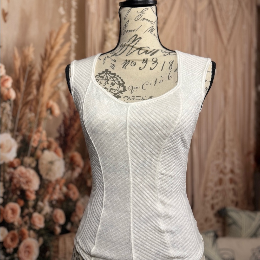 Size Large Free People Boss Babe Corset Top $58 NWT